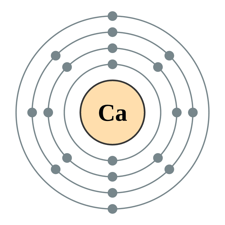 768px Electron shell 020 Calcium no label.svg